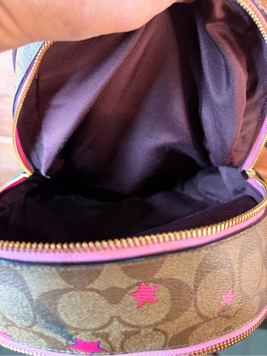 Coach Court Backpack Disco Star Limited 2021 Print Signature Canvas C7242 ? main image 4